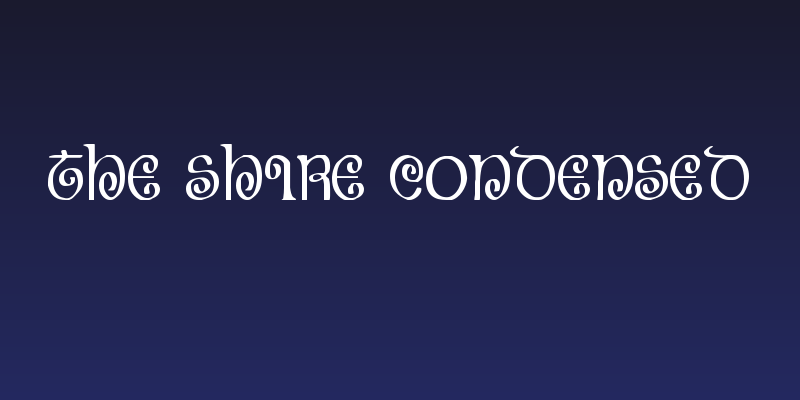 The Shire Condensed Social Header