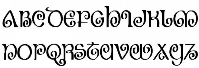 The Shire Condensed Schriftart Groß