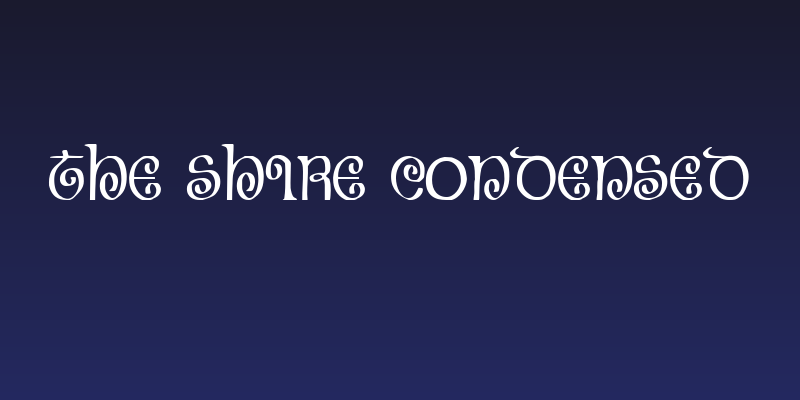 The Shire Condensed Social Header
