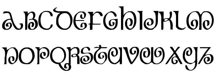 The Shire Condensed Font LOWERCASE