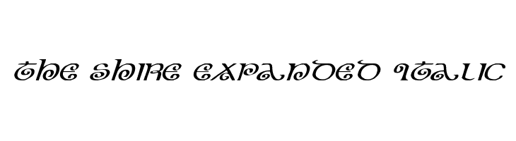 The Shire Expanded Italic  لخطوط تنزيل