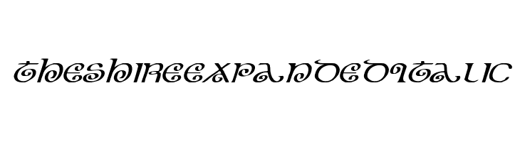 The Shire Expanded Italic  Fuentes Gratis Descargar