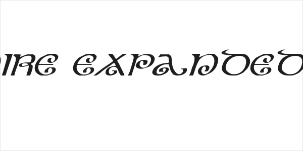 The Shire Expanded Italic Logo