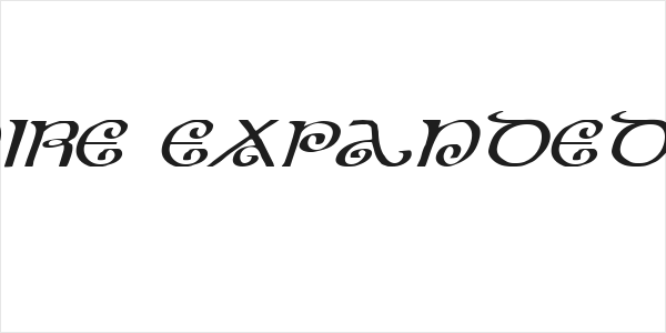 The Shire Expanded Italic Logo