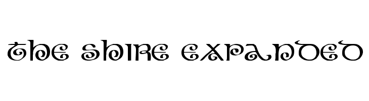 The Shire Expanded Font
