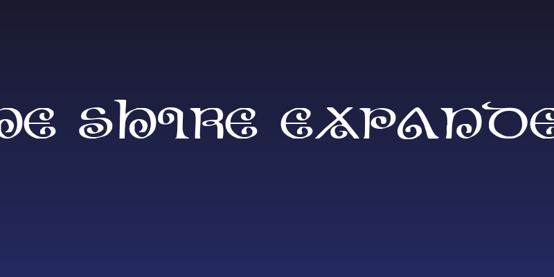The Shire Expanded Social Header