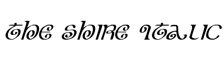 The Shire Italic  baixar fontes gratis