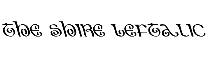 The Shire Leftalic  免费字体下载