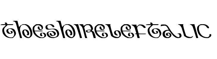 The Shire Leftalic  font caratteri gratis