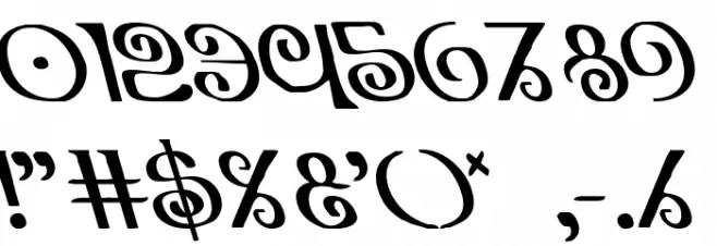 The Shire Leftalic Font OTHER CHARS