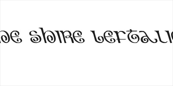 The Shire Leftalic Logo