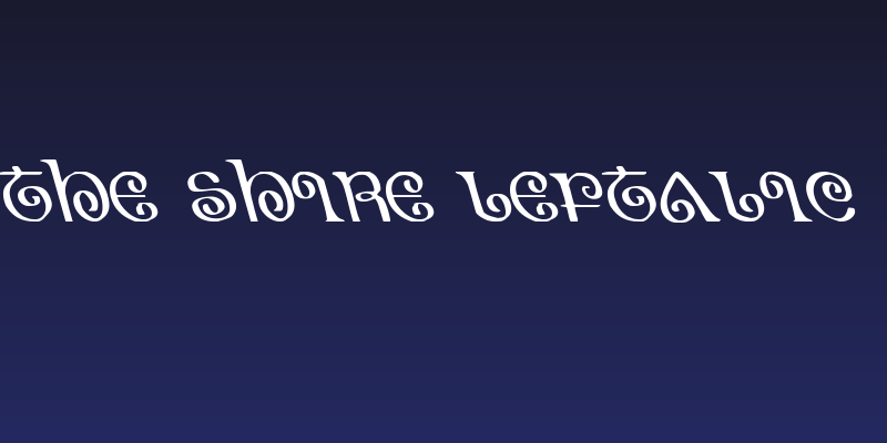 The Shire Leftalic Social Header