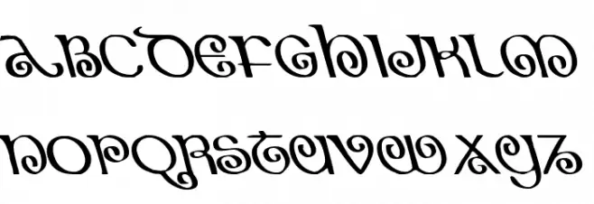 The Shire Leftalic फ़ॉन्ट लोअरकेस