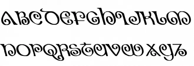 The Shire Leftalic خط أحرف كبيرة