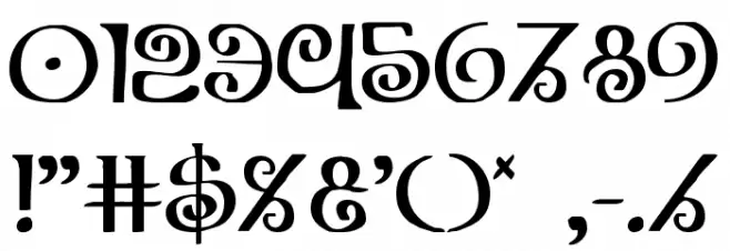 The Shire Font OTHER CHARS