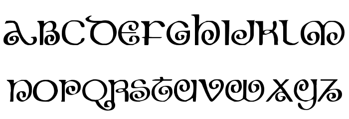 The Shire Font LOWERCASE