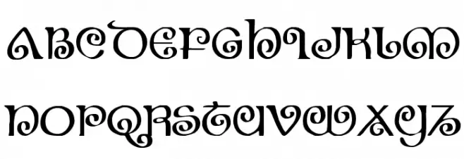 The Shire 字体 大写
