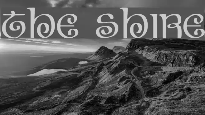 The Shire Font examples