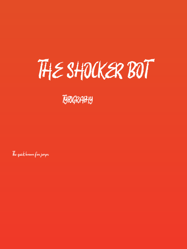 The Shocker Bot Poster