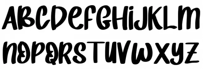 The Show - Personal Use Schriftart Groß
