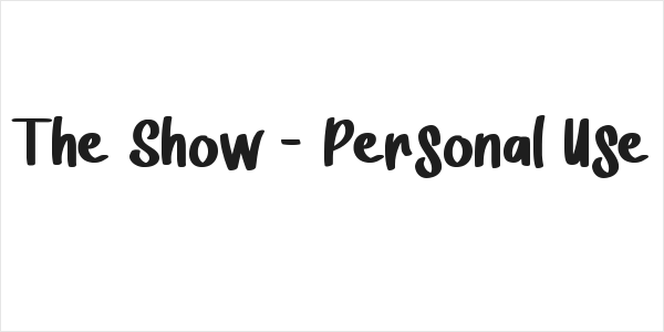 The Show - Personal Use Logo