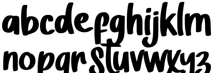 The Show - Personal Use Font LOWERCASE