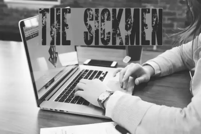 The Sickmen Font examples