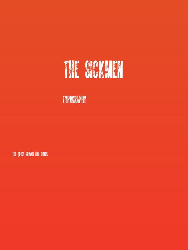 The Sickmen Poster
