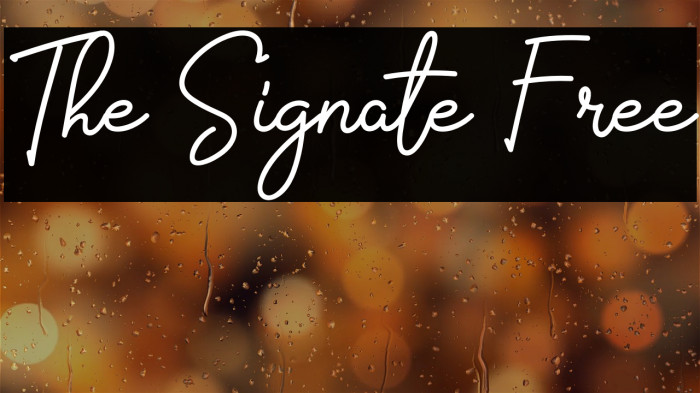 The Signate Free Example 1