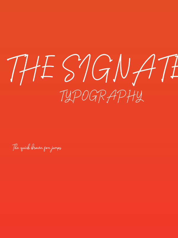 The Signate Free Poster