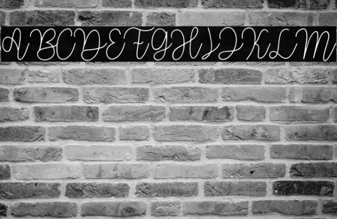 The Signature Font examples