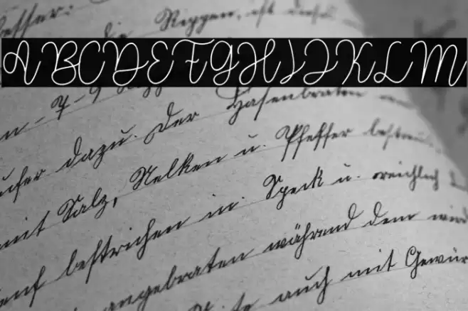 The Signature Font examples