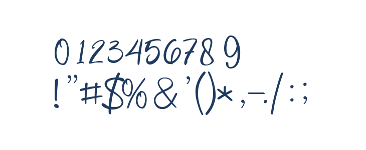 The Signer demo Regular Other Characters