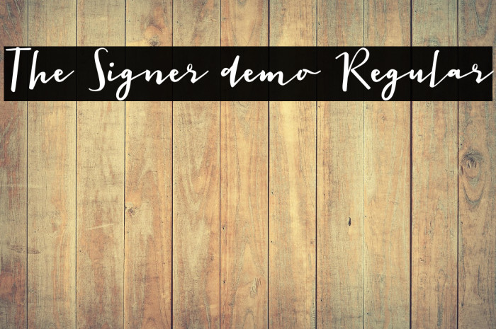 The Signer demo Regular Example 3