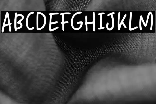 The Simple One Font examples