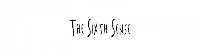 The Sixth Sense  Fuentes Gratis Descargar