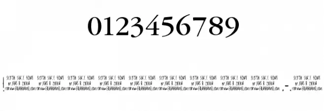 The Sixth Sense Font OTHER CHARS