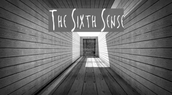 The Sixth Sense Font examples