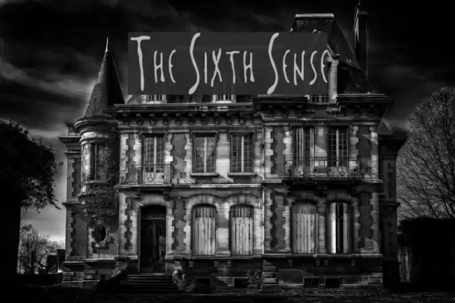 The Sixth Sense Font examples