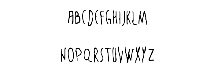 The Sixth Sense Font LOWERCASE
