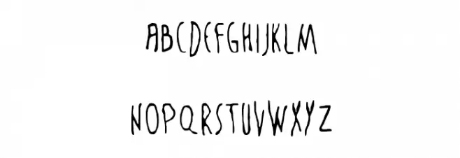 The Sixth Sense Font LOWERCASE