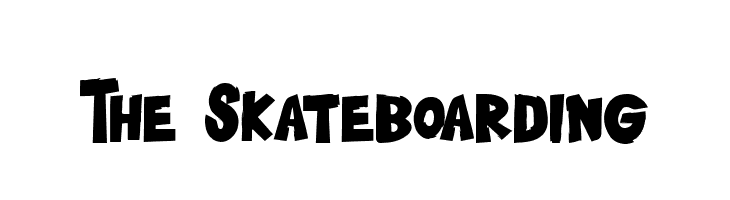 The Skateboarding  font caratteri gratis