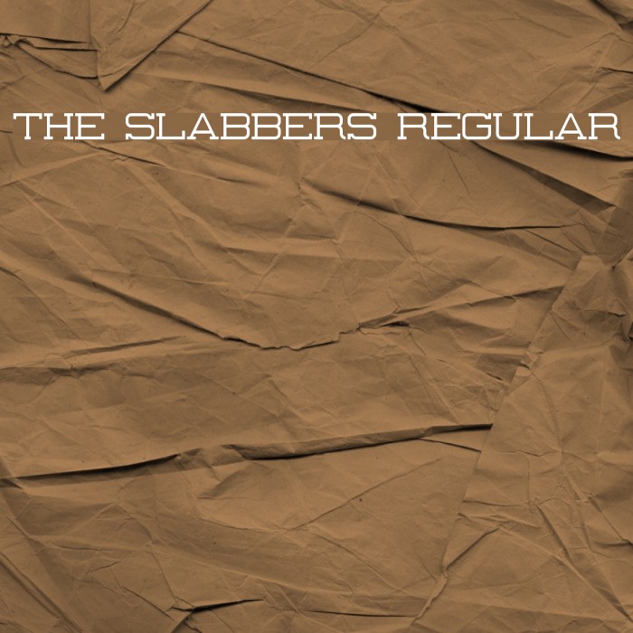 The Slabbers Regular Font examples