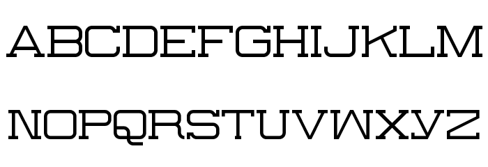 The Slabbers Regular Font LOWERCASE