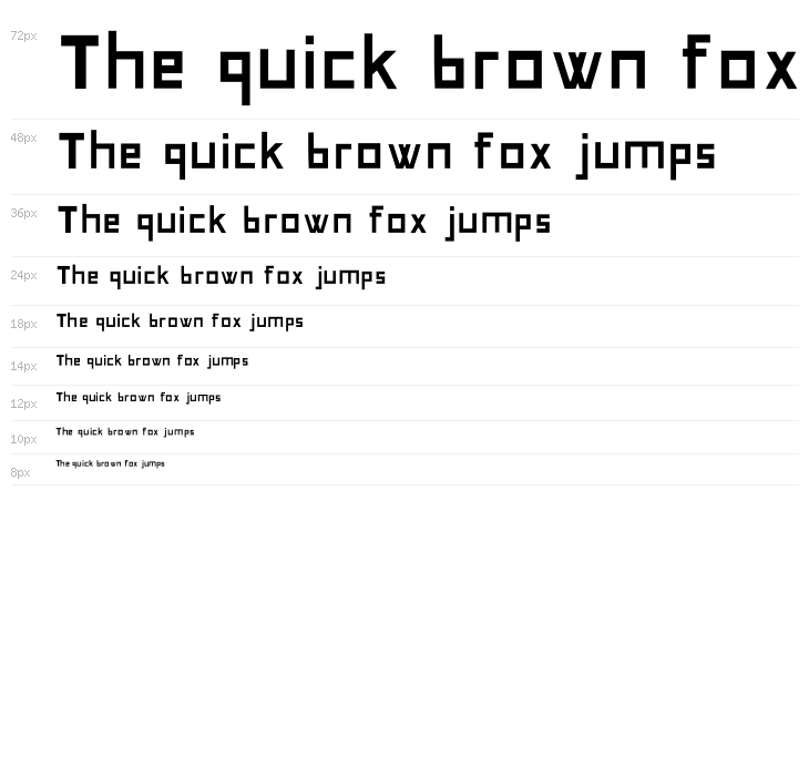 The Slavic Font Regular Waterfall