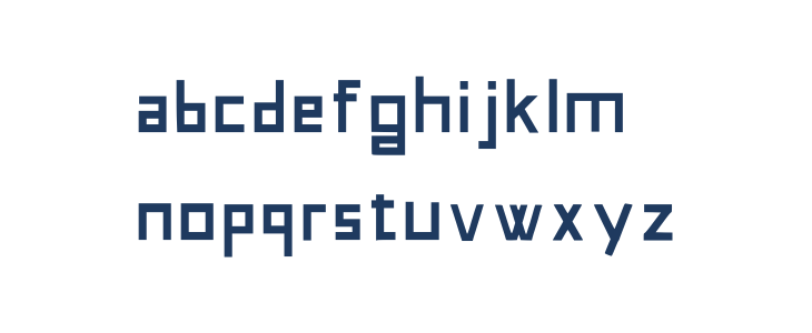 The Slavic Font Regular Lowercase