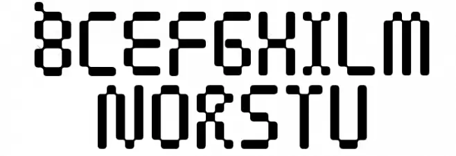 The Slinging Beginnings フォント 大文字