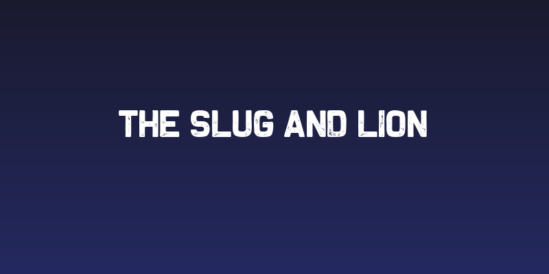 The Slug and Lion Social Header