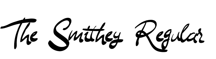 The Smithey Regular  Free Fonts Download