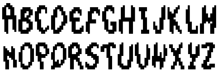 The Smurfs - Large Font Regular Font LOWERCASE